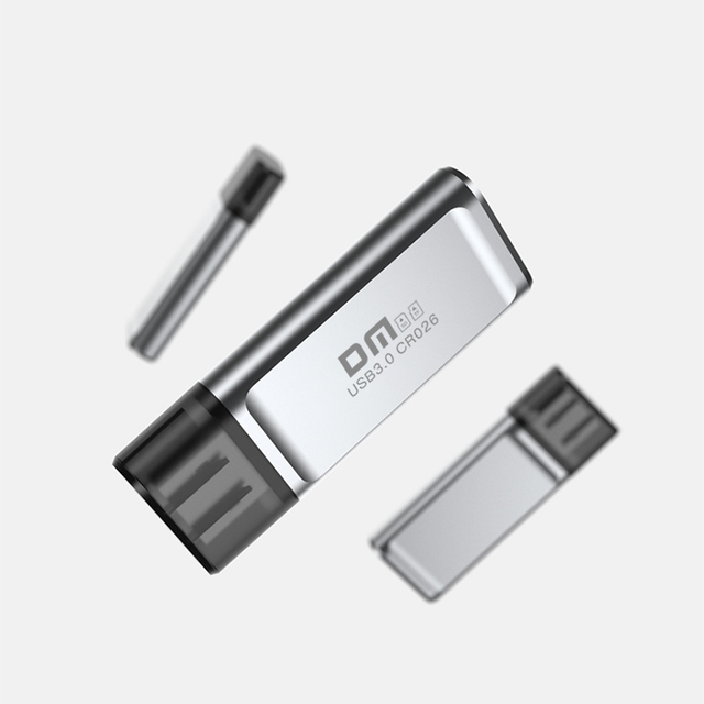 USB C Card Reader 2 in 1 SD/TF Smart Memory Adapter USB3.0 OTG Flash Drive External Installation