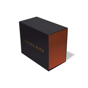 Boîte rectangulaire rigide Malena Ruth avec logo en estampage à chaud pour usage cosmétique - Product Image 1