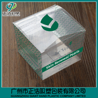 Boîtes en PVC jetables hautement transparentes à faible MOQ, emballage de détail en PET pour cosmétiques, maquillage, crème, parfum - Matériau PP