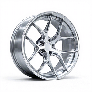 New 16-26 Inch Forged Aluminum Alloy Wheel Rim Monoblock Multi-Spoke 5x112 5x114.3 5x120 Hub Polished Finish 8J 30 Audi <strong>4x4</strong> - Product Image 2
