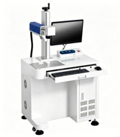 Marqueur laser à fibre industriel de bureau Huike, source laser optionnelle 20-300W pour le marquage des métaux en acier inoxydable