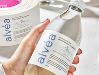 Étiquettes personnalisées imperméables pour bouteilles de vin et de boissons, imprimées CMJN / Autocollants adhésifs avec logo privé, découpés à la forme, qualité alimentaire pour jus