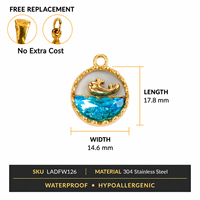 Pendentifs en acier inoxydable 304 plaqués or 18 carats, styles géométriques océaniques avec strass ou zircon au choix pour la création de bijoux DIY