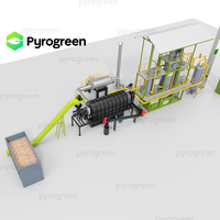 Système de carbonisation de biomasse Four rotatif à haute efficacité pour la production de biochar et les solutions de transformation des déchets en énergie