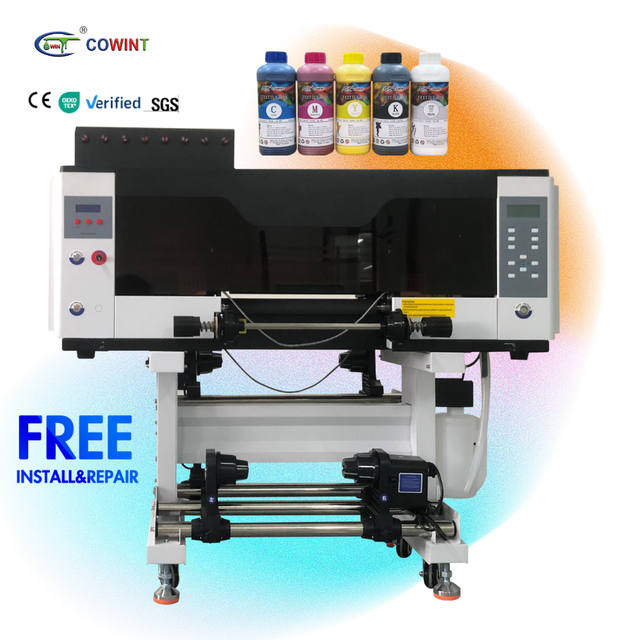Cowint New A3 UV DTF Digital Inkjet Printer Full-Automatic Multicolor High Productivity 300mm
