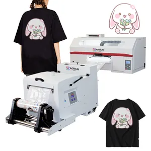 XP600 kleine Pet-Folien-T-Shirt- und Textildruckmaschine A3 DTF-Flatbed-Drucker und DTF-Trockner für DTF