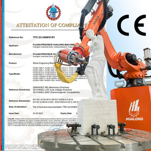 Máy khắc đá granite bằng robot KUKA của HUALONG Machinery, máy khắc đá 3D, robot khắc <span class=keywords><strong>CNC</strong></span>, máy định tuyến <span class=keywords><strong>CNC</strong></span> cho điêu khắc đá cẩm thạch - Product Image 3