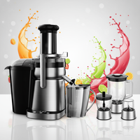 Nouveau modèle d'extracteur de jus avec écran numérique pour une utilisation domestique 4 en 1 : presse-agrumes/mixeur/broyeur/hachoir