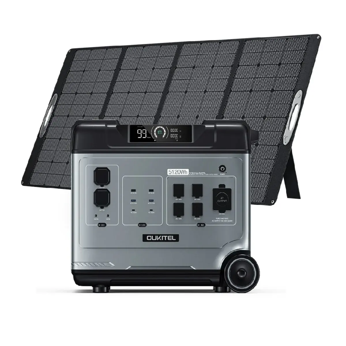 Fora da grade Solar Power System 4000w 3600w Backup bateria Power Station portátil gerador solar em casa