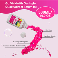 ZYJJ 100ml 500ml Encre de recharge de qualité supérieure, 6 couleurs vives, encre à base de colorants et de pigments, compatible avec les imprimantes à jet d'encre Epson Canon HP Brother