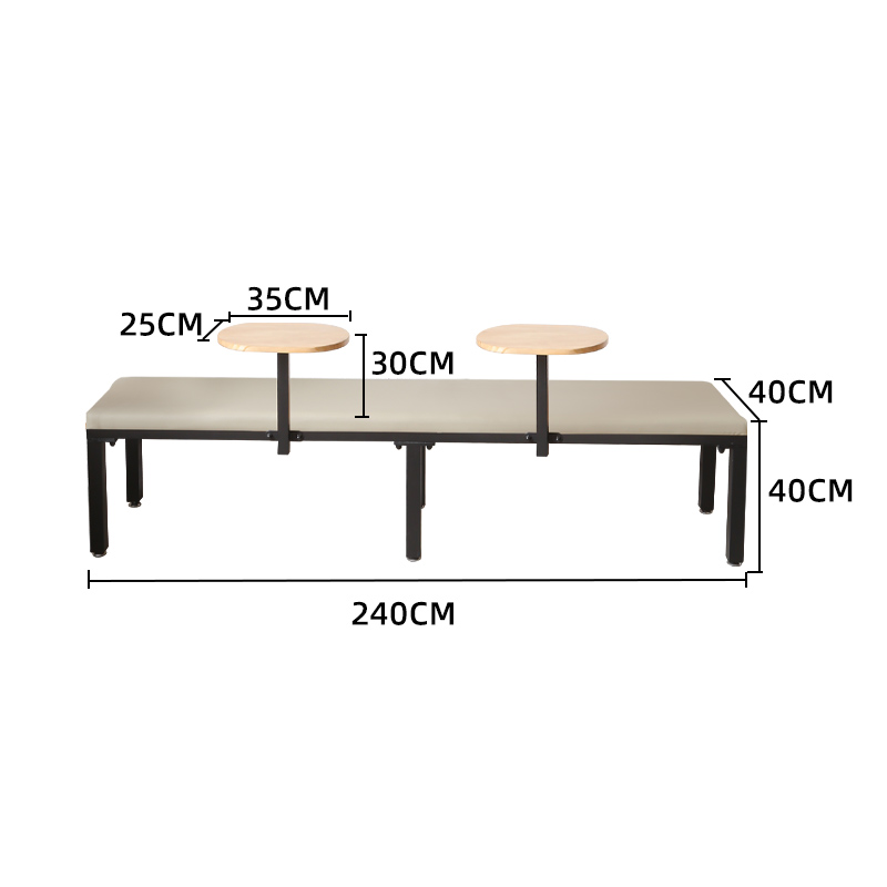 pelle 240 cm + tavolo da traino 35 cm
