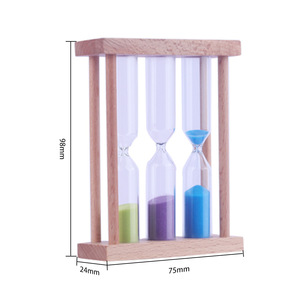 Moderne petit 3 en 1 bois <span class=keywords><strong>thé</strong></span> 3 5 7 minutes café <span class=keywords><strong>thé</strong></span> feuille <span class=keywords><strong>sablier</strong></span> <span class=keywords><strong>sablier</strong></span> vente en gros personnalisé - Product Image 5