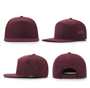ZZB Gorra de Béisbol Personalizada al por Mayor, Perforada con Láser, Transpirable, Impermeable, de Secado Rápido, con Borde Plano, Ventilación con Cuerda, para Senderismo al Aire Libre - Product Image 1