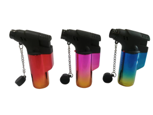 Briquet torche à gaz électrique en plastique moderne, rechargeable au butane, coupe-vent, durable, écologique, avec logo personnalisé OEM, vente en gros directe usine - Product Image 3