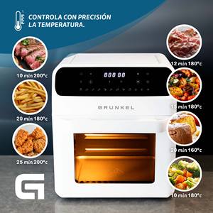 Forno Friggitrice ad Aria Grunkel 12L 1500W con Controllo Digitale, Elettrodomestico Multifunzione - Product Image 4