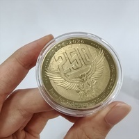 Pièce de monnaie commémorative américaine plaquée or de la collection du 250e anniversaire des États-Unis en métal personnalisé