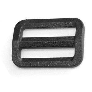 Boucle de réglage carrée rectangulaire à 3 barres en plastique Tri Glides Slide pour sac d'artisanat en cuir Bandoulière Ceinture Sangle - Product Image 5