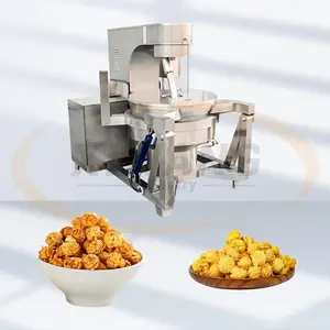 Misturador De Caramelo Grande Comercial De Cogumelo De Gás De Cogumelo Pop De Queijo Grande Industrial Popcorn Make Machine