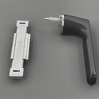 Accessoires de quincaillerie en aluminium de haute qualité Système d'inclinaison et de rotation pour fenêtre à battant en aluminium