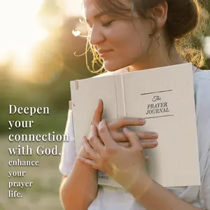 2024 Individuelles Gebetsbuch christliches Hardcover Dankbarkeit Selbstpflege Notizbuch Manifestation Wellness-Journal