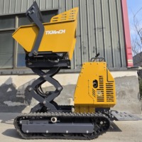 Mini-Lader-Dumper mit Hydraulikhub, Dieselmotor, 880 kg Tragfähigkeit, 450 kg Schaufel, Raupenfahrwerk, Herkunft China, 1 Jahr Garantie
