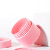 Pot de crème en plastique PP givré à double paroi de 5ml 10ml 15ml 30ml 50ml 100ml 150ml. 5g 10g 15g 30g 50g 100g 150g Cosmétique Contenir
