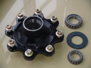 Essieu de <span class=keywords><strong>remorque</strong></span> <span class=keywords><strong>agricole</strong></span> carré droit neuf de qualité supérieure à 6 goujons, 50x50 mm, haute performance, 3000 kg, pièces de <span class=keywords><strong>remorque</strong></span> ISO/TS16949 - Product Image 2