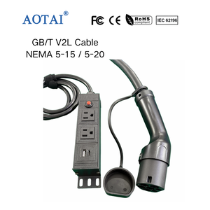 Câble AOTAI GBT V2L vers prise US NEMA 2, 16A 3,5kW, adaptateur véhicule-chargeur pour voitures électriques, alimentation extérieure - Product Image 3