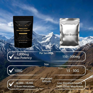 אבקת שילאג 'ט 100% חומצה פולגית כיתה 85 + <span class=keywords><strong>100g</strong></span> אנרגיה מורכבת תמיכה חיסונית 85 + מינרלים עקבות - Product Image 2