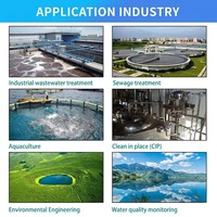 Analyseur de turbidité en ligne en acier inoxydable RS485 GPRS/4G/WIFI/LoRa LoRaWAN, capteur de détection de turbidité de l'eau, système de bouée flottante