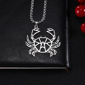 Scava Fuori Lobster Collana di Gioielli In Acciaio Inossidabile Piccolo Granchio Collana di Vita di Mare Dainty Uomini Collane Gioielli In Acciaio Inossidabile - Product Image 3