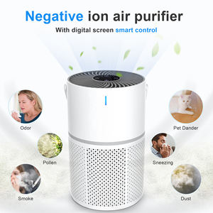 H13 pemurni udara LED, pemurni udara rumah desain Ramah Hewan/bayi, Monitor kualitas udara LED, penjernih udara Ion penghilang alergi - Product Image 5