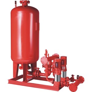Système de pompe de surpression haute pression pour lutte contre l'incendie, débit de 7,2 m³/h, avec commande PLC - Product Image 1