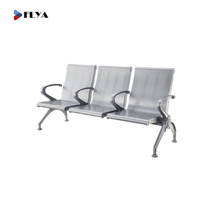 Silla de Espera de 3 Plazas a Precio Económico, Sillas de Recepción para Aeropuertos, Sillas de Espera para Oficinas con Soporte de Aluminio - Product Image 1