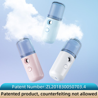 Nano vaporisateur facial portable, mini brumisateur pour le visage, vaporisateur pratique, atomiseur d'alcool, vaporisateur nano automatique