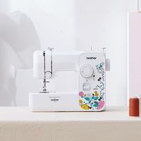 Machine à coudre informatisée Brother JA-007 à point plat, à alimentation supérieure et inférieure, pour la couture domestique