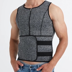 Entraîneur de taille et de sueur pour hommes, ceinture amincissante, <span class=keywords><strong>gaine</strong></span> pour perte de poids et de <span class=keywords><strong>ventre</strong></span> - Product Image 1