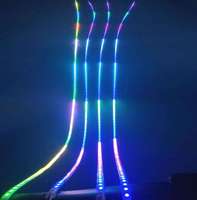 Bande LED intelligente adressable RGBIC, pleine couleur, connectée par USB, bande LED COB, effet magique, directement du fabricant