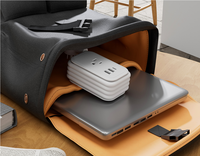 Nouvelle multiprise intelligente compacte 15A avec 1 port USB-A + 2 ports USB-C PD20W QC3.0 à charge rapide et protection contre les surtensions