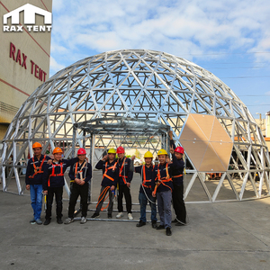 Tente dôme en verre connectée 12M 15M 20M pour la salle à manger de glamping Resort Party et la maison à grand dôme à projection VR - Product Image 6