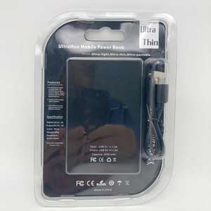 סוללת גיבוי ניידת דקה במיוחד C0202 2026, מבצע מתנה, גודל מיני, כבל מובנה, מחיר מהמפעל - Product Image 4