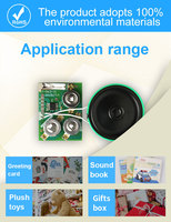 Module de carte sonore programmable personnalisé avec bouton poussoir, capteur de lumière, lumières LED activées, format MP3/WAV, cadeau promotionnel musical