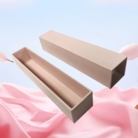 Boîte cadeau de luxe pour tube de rouge à lèvres miniature, emballage de fleurs de rose, échantillon gratuit en gros