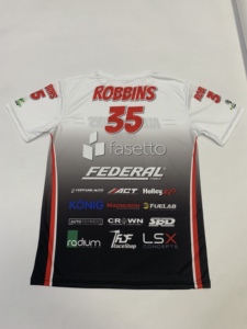 Camisetas de Carreras Transpirables de Secado Rápido 100% Poliéster Personalizadas <span class=keywords><strong>para</strong></span> Motociclismo y Automovilismo - Product Image 5