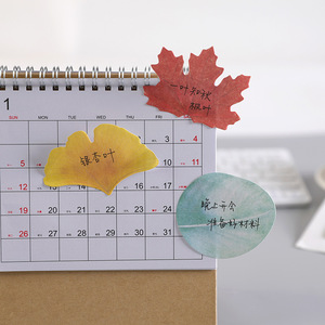 Best Selling Leaf Shaped <strong>Note</strong> Paper Fresh Creative Leaf Sticky <strong>Notes</strong> Student Message Memo Self <strong>Stick</strong> <strong>Notes</strong> - Product Image 4