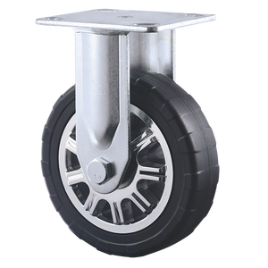 VIMA Edelstahl rollen <span class=keywords><strong>6</strong></span> "Fest platte Hochleistungs-PU-Polyurethan European12532 Edelstahl räder Nachlauf - Product Image 1