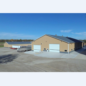 Structure en acier préfabriquée légère à ossature moderne pour la production ou le stockage Mini entrepôt privé Bâtiment de stockage - Product Image 4