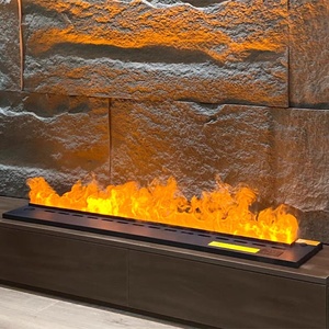 Chimeneas Eléctricas Inteligentes 3D LED Neon Flame Inserto decorativo Vapor <span class=keywords><strong>Chimenea</strong></span> de agua Atomización Niebla Hoteles Inglés - Product Image 6