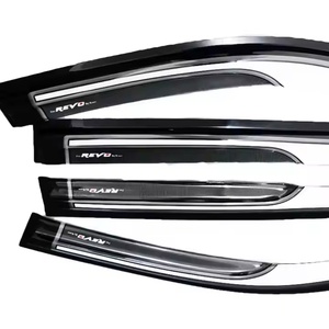 Accessoires automobiles OEM/ODM, nouveau design, pare-soleil et pare-pluie en PC noir injecté pour Toyota Hilux Revo - Product Image 1