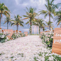 7000 Pièces/Paquet Pétales de Rose Artificiels en Soie, Décoratifs pour Mariages et Fêtes, Saint-Valentin